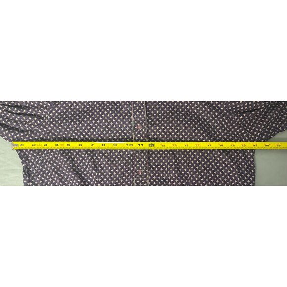 Roper Shirt Womens XL Purple Geometric Pearl Snap Rodeo Western Pockets Rodeo - Picture 8 of 8